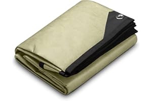 Arcturus XL Survival Tarp - Telo isolante riflettente termico da campeggio, 22,5 x 30,5 m, colore: marrone chiaro
