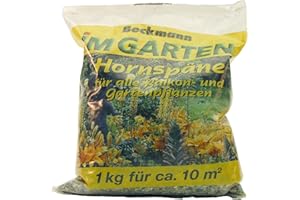 UNBEKANNT Beckmann Organic Long-Term Fertiliser Horn Chips for Garden Plants, 1 kg