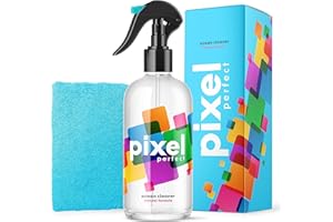 IT Dusters | 500ml | Pixel XL Ecran Nettoyant Kit | Idéal pour Les Téléviseurs LED et LCD, Les Ecrans D'ordinateur, Les Ecrans d'iPad D'ordinateur Portable- Chiffon en Microfibre de Qualité Supérieure