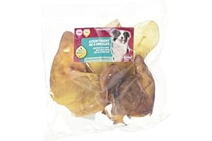 AIMÉ AIME Assortiment Oreilles de Porc et de Bœuf pour Chien - Lot de 6