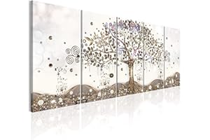 murando Quadro Acustico Gustav Klimt 5 pezzi schiuma acustica Quadri Moderni su Tela non Tessuta Stampa Protezione dai Rumori Fonoassorbente