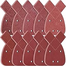 62-tlg. Schleifset Für Multitool - Dreieck-Schleifplatten 60-320 Körnung Mit Haltern