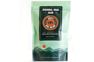 SEMVETA SPIRIT AND BODY Organic Ceremonial Cacao 1KG - Peruvian Ceremonial Cacao Paste - Chuncho Bean - Delicious Drinking Chocolate - Raw Unsweetened Ceremonial Grade Cacao