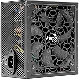 Aerocool AEROW550, Alimentation PC 550W, 80Plus White 230V EU, ATX 12V, Ventilateur 12cm, Noir