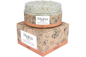 ‎MEINA Meina Körperpeeling mit Orange, Bio Peeling für Gesicht, Körper und Lippen, Body Scrub für Damen und Männer (1 x 280 g)