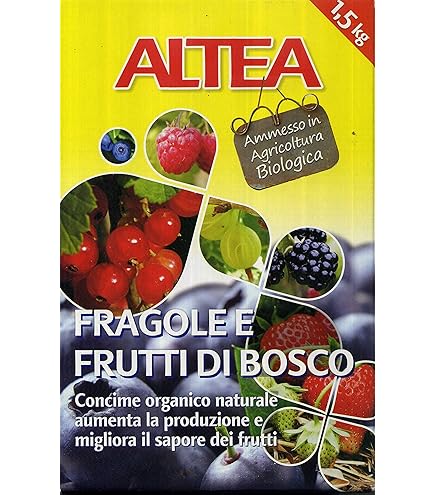 Concime Biologico Per Fragole E Frutti Di Bosco Flortis 1 Kg | Pellet Organo-Minerale NPK 5-8-15 - Foto 6