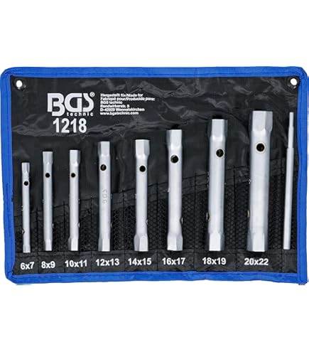 Set Chiavi A Bussola Snodate Esagonali 3/8" In Pollici (8 Pz - Foto 2