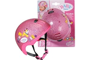 BABY Born Casque de vélo pour poupées de 43 cm - Accessoire de Haute qualité pour poupées - Convient aux Enfants à partir de 3 Ans