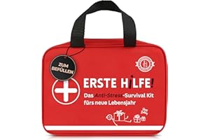 GLÜCKSGUT® ERSTE Hilfe Tasche zum Geburtstag | Ohne Inhalt | Lustiges Geschenk zum Befüllen