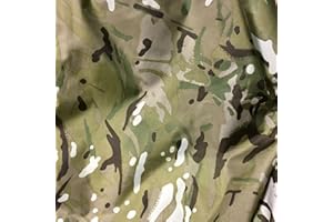 Official UK Woven for MoD and Contact Left 1 x Metre Waterproof Multicam/MTP Match 4oz Nylon