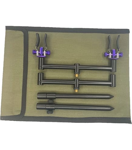 Heavy Duty Fishing Accessory Avid Lok Down Banksticks  Heavy Duty Carp  Fishing Rod Holders, Set Of Bank Sticks Avid Lok Down Rod Support