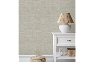 GAULAN 500682344 - Papel Pintado vinílico ecológico Efecto Fibra Vegetal Tejida teñida con Textura en Relieve para Pared salón Cocina baño Dormitorio Pasillo - Muestra DIN A4