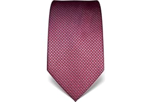 Vincenzo Boretti cravatta elegante classica da uomo, 8 cm x 15 cm, di pura seta di alta qualità, idrorepellente e antisporco, motivo pied-de-poule