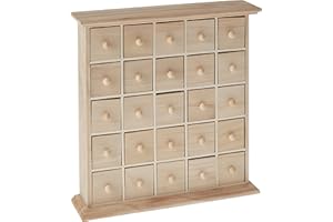 Artémio - Cómoda de Madera, 25 cajones, Color Beige