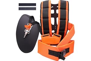 Neegool doppelte Schultergurte, sichere und Bequeme verstellbare professionelle Gurte für Rasenmäher, Freischneider, usw