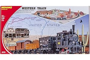 Mehano - T109 - Coffret De Train Western Train Avec Transformateur Et Régulateur De Vitesse - Echelle HO