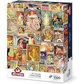 Art Puzzle Art Nouveau Poster Kolajı 1500 Par&ccedil;a Puzzle