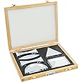 Eisco Premium Acrylic Prisms — Set of 6, Different Shapes, Supplied in Wooden Box | Used in Physics Laboratory | Reflection and Refraction Leaning | ‎25.8 x 20.8 x 4.8 cm; 620 g