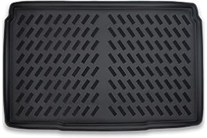 Elmasline - Tapis de coffre en caoutchouc - Bac de coffre Design 3D - Pour Peugeot 208, à partir de 2019