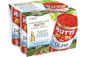 Mutti Finely Chopped Tomatoes 400g (Pack of 4)