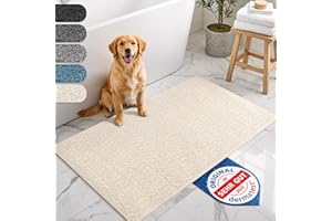 ‎BODENSTÄNDIG Bodenständig® Badematte Beige – rutschfest & Waschbar – Saugstarke Badezimmermatte – Hygienischer Duschvorleger – Badvorleger rutschfest waschbar 40x60 cm schnelltrocknend