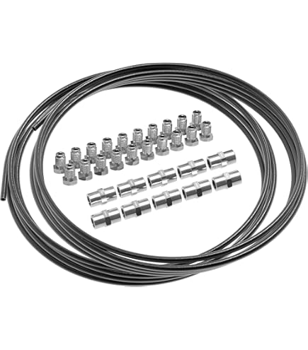 T&R Clip collari Foderati in Gomma 5 x 20mm per Tubi - Acciaio Inossidabile, qualità Premium
