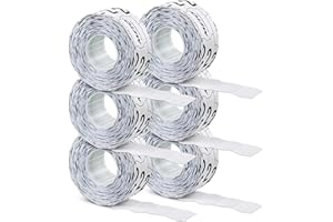 METO Étiquettes pour SATO Kendo Pince à Etiqueter (26x12 mm, 2 lignes, 6.000 étiquettes, papier blanc, adhésives permanentes