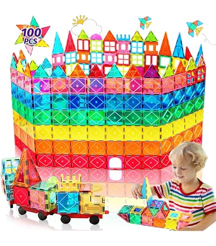 Happy People Supermag Colorstix – Magnetisches Konstruktionsspielzeug, 50 Teile, Inkl. Prüfstab, Ab 18 Monaten