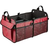 Femuar Organizer Pieghevole Per Bagagliaio Auto, Impermeabile, Grande Capacità, Con Scomparti, Per SUV, Jeep, Auto, Grigio - 3
