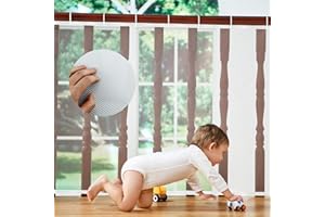 DNDGDLUA Red de seguridad para bebés, 2 m x 78 cm, material de malla, fácil de cortar y limpiar, para balcón, pasillos, patios, vallas, cunas, etc., color blanco