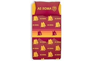 AS ROMA A.S. Roma Single Fitted Sheet 100% Cotton
