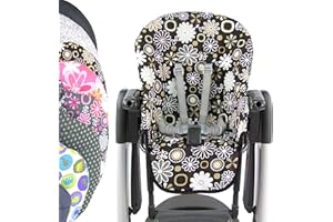 BAMBINIWELT BY RAFAEL K. BambiniWelt Housse de coussin de rechange pour Peg Perego Tatamia (fleurs marron) XX