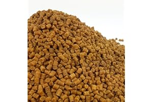 THE AQUA SHACK Sinking Wheatgerm Pond Pellets - Winter Fish Food Koi Goldfish Tench Sturgeon (1kg)