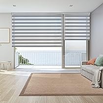 Tenda A Rullo Night And Day Doppio Strato - Cassonetto Bianco E Catenella Alluminio