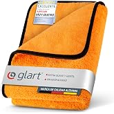 Glart 44WG Super Absorbent Microfibre Cloth 60 x 90 cm Orange - Ideal for caring for your car, for drying before polishing an
