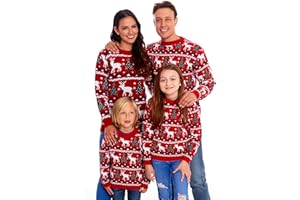 New Camp Ltd Mens Womens Kids Family Christmas Jumper Unisex Ladies Xmas Knit Sweater Novelty