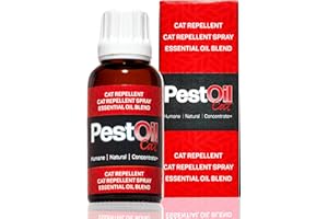 EFA International PestOil Cat, Make up to 12 litres of your own Cat repellent spray, Cat deterrent for gardens 30ml essential oil blend