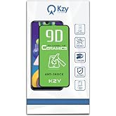 KZY İletişim Samsung Galaxy M21 ile uyumlu Tam Kaplayan Seramik Nano Esnek Ekran Koruyucu