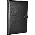 Amazon Brand - Solimo File Folder Paper Document Organizer Portfolio Holder for Mother & Father, Black