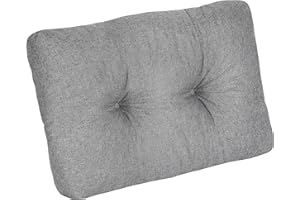 ‎PILLOWS24 Pillows24 - Palettenkissen - Armlehne 65x40 | Palettenuflage für Palettensofa | Sitz- und Rückenkissen für Europaletten | Palettenmöbel Indoor & Outdoor, UV-beständig | Made in EU | Dunkelgrau