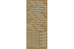 Starform Easter Blessings Gold Peel Offs