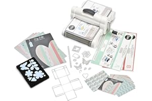 Sizzix 661546 Máquina de Troquelado Manual para Manualidades, álbumes de Recortes y Tarjetas, Apertura de 21 cm, Papel, Big Shot Plus Kit de Inicio My Life Handmade #2, 21cm