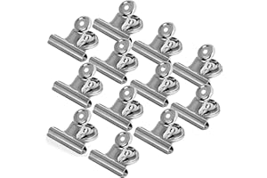 MATANA - 12 Clips Magnéticos - Sujeta Papeles - Imanes Nevera - Pizarra, Cocina y Oficina - Imanes Pizarra Magnetica