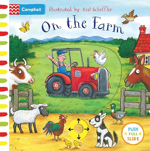 #3 — On the Farm: A push pull slide board book for toddlers, from the…