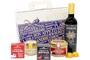 DUCS DE GASCOGNE - Coffret Gourmand "Escale gourmande" - Comprend 6 produits dont un vin - Spécial Cadeau (901821)