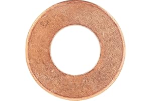 Restagraf - Joint de Vidange Cuivre Plat - Diam. 10,2 x 21 x 1,5 mm - Compatible avec un Grand Nombre de Véhicules et de Moteurs - Réf. 227376 - Blister de 3