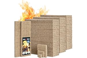 KOTARBAU® Set mit 2600 Stück - Grillanzünder - Kohleanzünder Anzündkamin - Kaminanzünder - Anzünder für Öfen – Anzünder für Grills und Kamine – Würfel