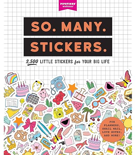 Libro Stickers Per Agenda Gruppo Erik - Oltre 2000 Adesivi Per Organizer