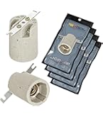 ISOLATECH E27 Wandfassungen Set - 4 Kunststoff Fassungen Für LED Lampen Bis 250V