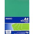 Stephens Coloured Card Green A4 210gsm 10 Sheets, Great For Printing, Photocopying, Card Making, Decoupage, And Scrapbook Designs, Perfect Cardboard Base For Craft Projects, Essential Stationery Item